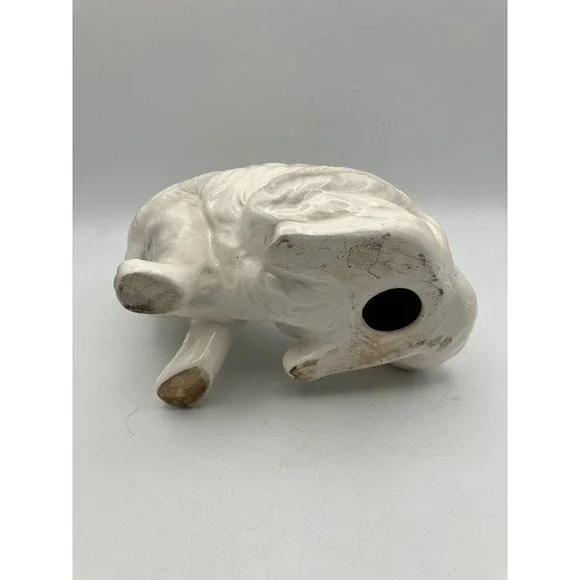 Vintage Ceramic Figurine Persian Kitten/Cat Statue Home Decor Pet Lover 6.5" - Picture 3 of 4